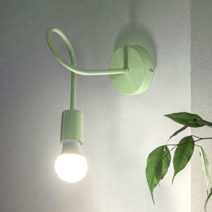 OXFORD Wall Lamp 1xE27/15W/230V Green