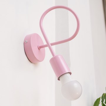 OXFORD Wall Lamp 1xE27/15W/230V Pink