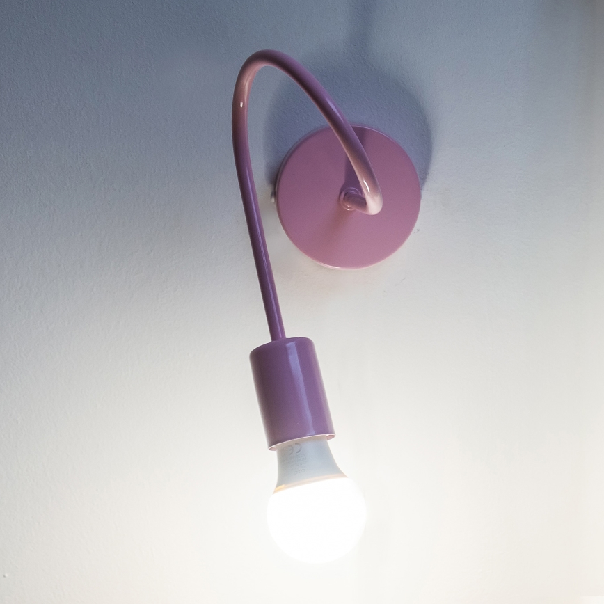 OXFORD Wall Lamp 1xE27/15W/230V Pink
