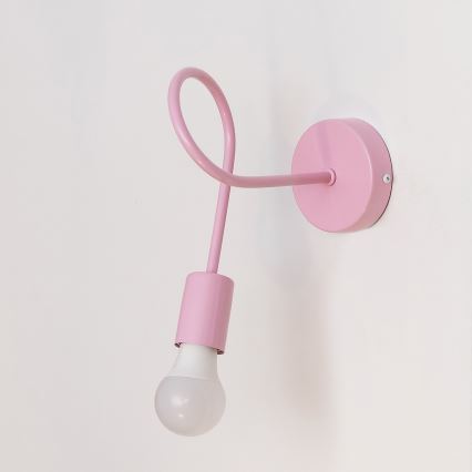 OXFORD Wall Lamp 1xE27/15W/230V Pink