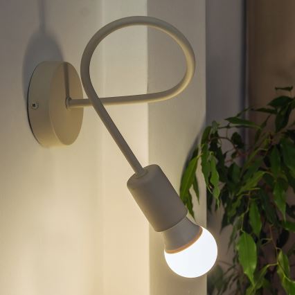 OXFORD Wall Light 1xE27/15W/230V, Cream