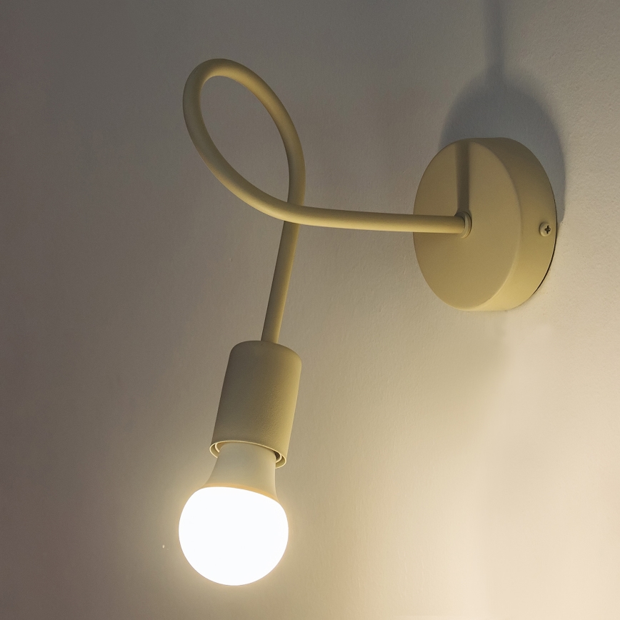 OXFORD Wall Light 1xE27/15W/230V, Cream