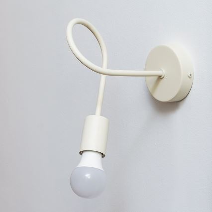 OXFORD Wall Light 1xE27/15W/230V, Cream