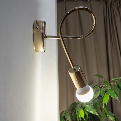 OXFORD Wall Light 1xE27/15W/230V Gold