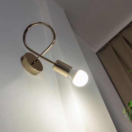 OXFORD Wall Light 1xE27/15W/230V Gold