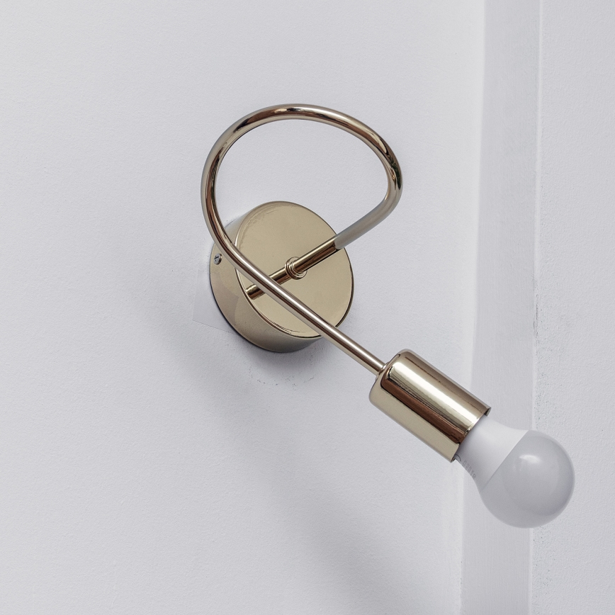 OXFORD Wall Light 1xE27/15W/230V Gold