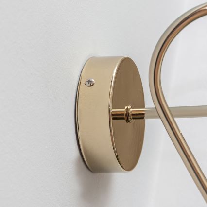 OXFORD Wall Light 1xE27/15W/230V Gold