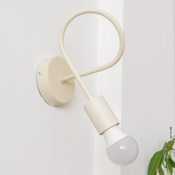 OXFORD Wall Sconce 1xE27/15W/230V, Cream