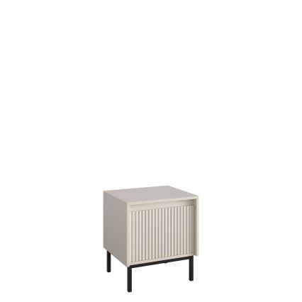 OZMI Bedside Table 50x45 cm Cashmere