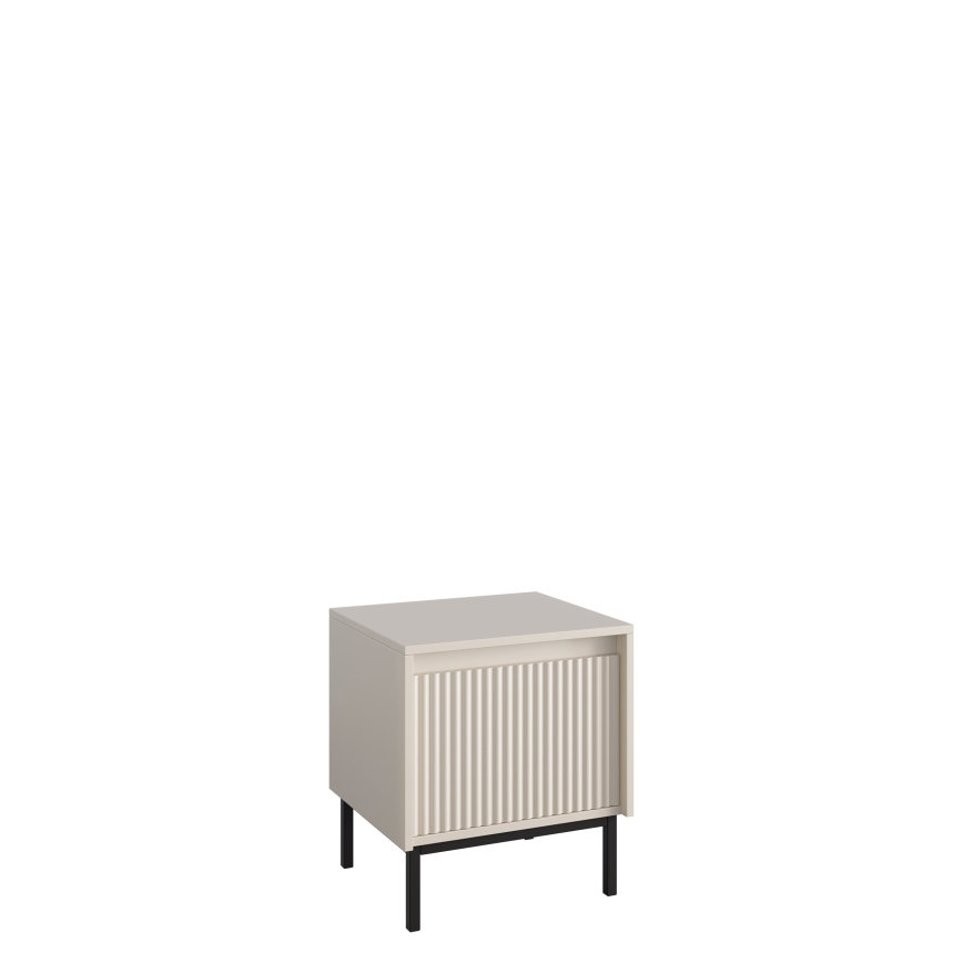 OZMI Bedside Table 50x45 cm Cashmere