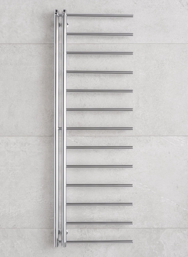 P.M.H. AP2C - APOLLO bathroom ladder radiator 219 W 150 cm right-hand/polished chrome