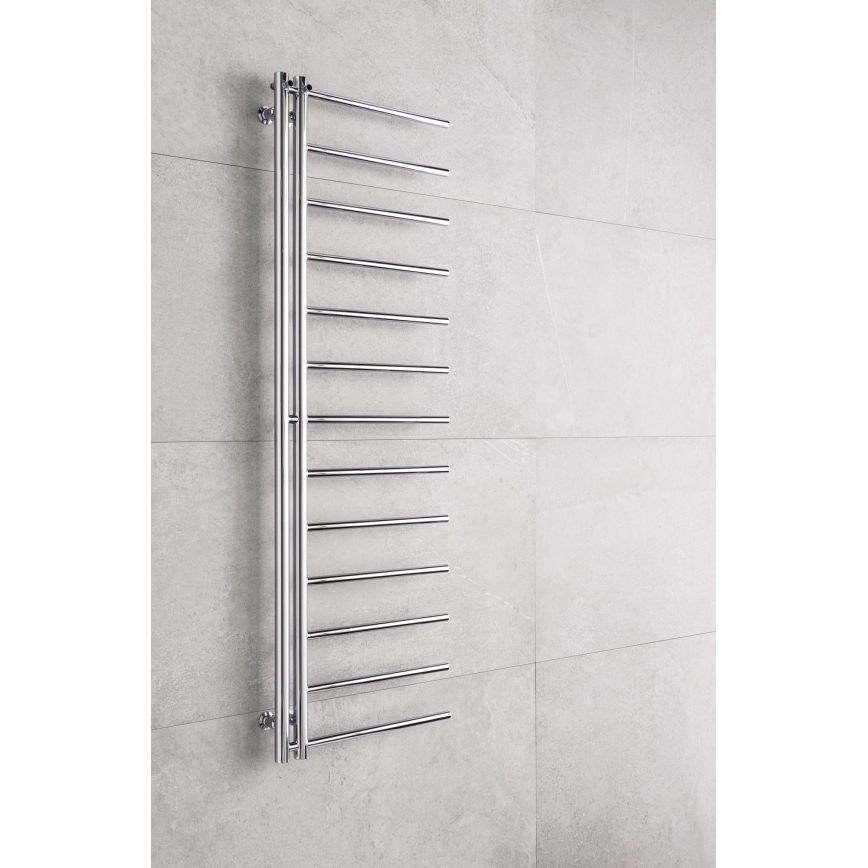 P.M.H. AP2C - APOLLO bathroom ladder radiator 219 W 150 cm right-hand/polished chrome