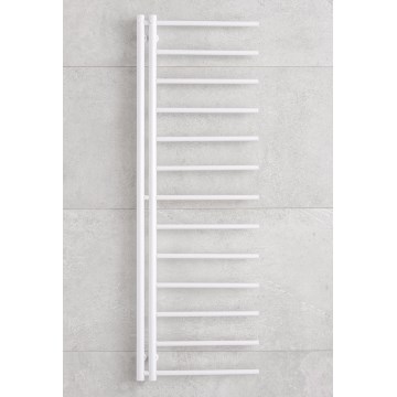 P.M.H. AP2W - APOLLO 346W Heated Towel Rail, 150 cm, Right-hand, White