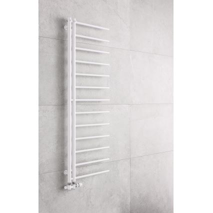 P.M.H. AP2W - APOLLO 346W Heated Towel Rail, 150 cm, Right-hand, White