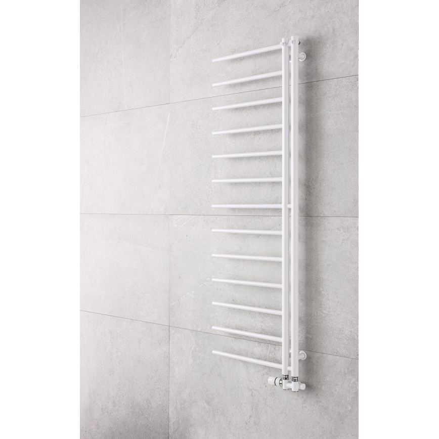 P.M.H. AP2W-L - APOLLO Bathroom Heated Towel Rail 346W 150 cm Right/White