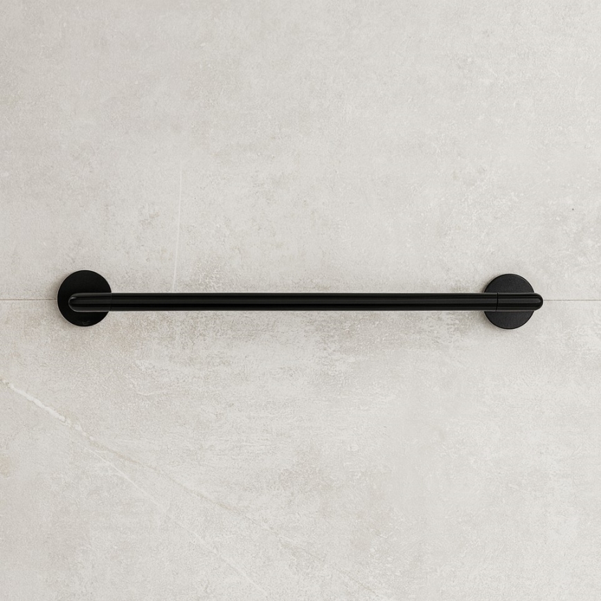 P.M.H. IN1B-L - INGA Electric Towel Warmer, 17 W / 230 V, 85.9 cm, IP44, left-hand / black