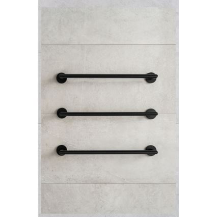 P.M.H. IN1B-R - INGA Electric Towel Warmer 17 W / 230 V, 85.9 cm, IP44, right-hand / black