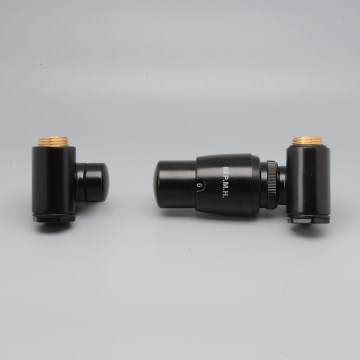 P.M.H. INTER-RB - Right-hand valve with INTER thermostatic head/black