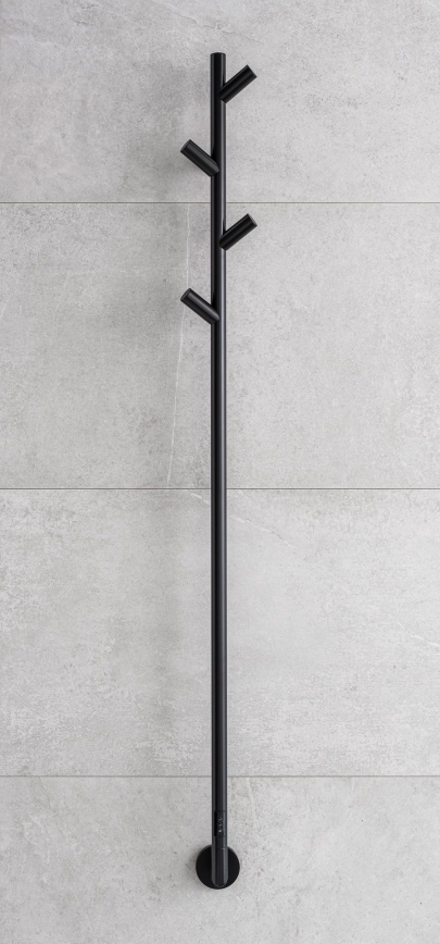 P.M.H. LS1B - Electric towel warmer LISA 24W/230V 170 cm IP44 black