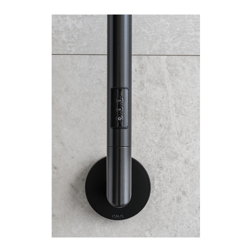 P.M.H. LS1B - Electric towel warmer LISA 24W/230V 170 cm IP44 black