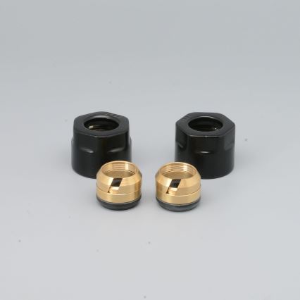 P.M.H. M15B4024 - 15 mm compression fitting for VISION/INTER valve, black/copper finish