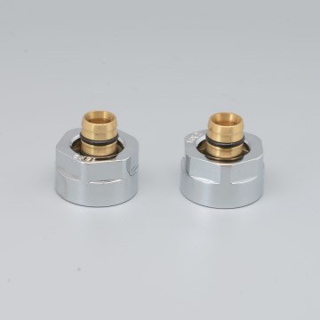 P.M.H. M16B2002 - Compression fitting for VISION/INTER valve, polished chrome/AluPEX 16 mm