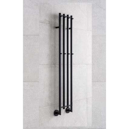 P.M.H. MO1B-R - Electric towel warmer MONA 93W/230V 153.3 cm IP44 black
