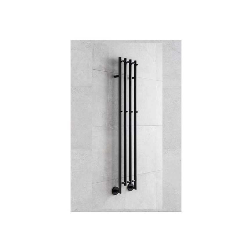 P.M.H. MO1B-R - Electric towel warmer MONA 93W/230V 153.3 cm IP44 black