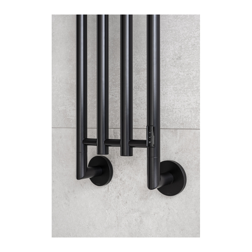 P.M.H. MO1B-R - Electric towel warmer MONA 93W/230V 153.3 cm IP44 black
