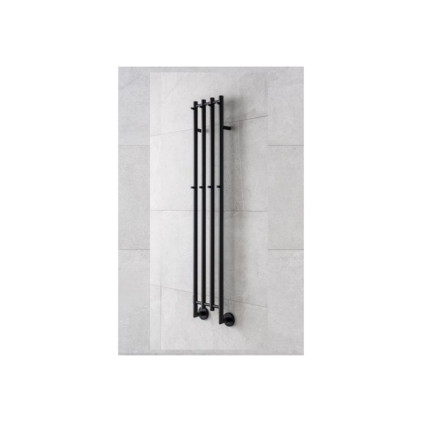 P.M.H. MO1B-RK - MONA Electric Towel Warmer 93W/230V 153,3 cm IP44 Black