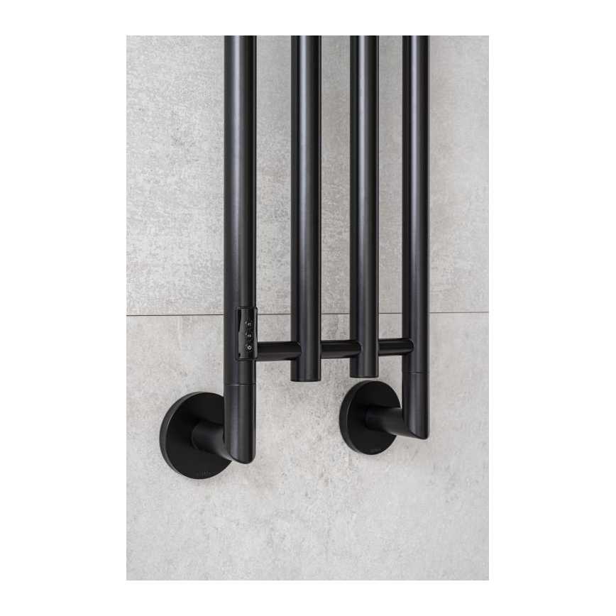 P.M.H. MO1B-RK - MONA Electric Towel Warmer 93W/230V 153,3 cm IP44 Black