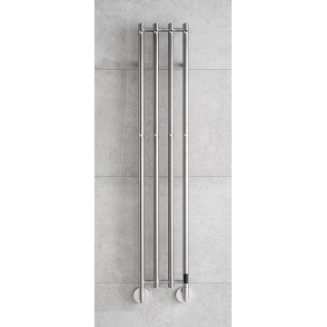 P.M.H. MO1SS-L - MONA Electric Towel Warmer 93W/230V 153.3 cm IP44 Polished Stainless Steel
