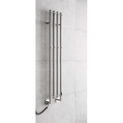 P.M.H. MO1SS-L - MONA Electric Towel Warmer 93W/230V 153.3 cm IP44 Polished Stainless Steel