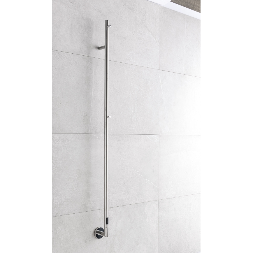 P.M.H. OL1SS - Electric heated towel rail OLE 24W/230V 170 cm IP44 polished stainless steel