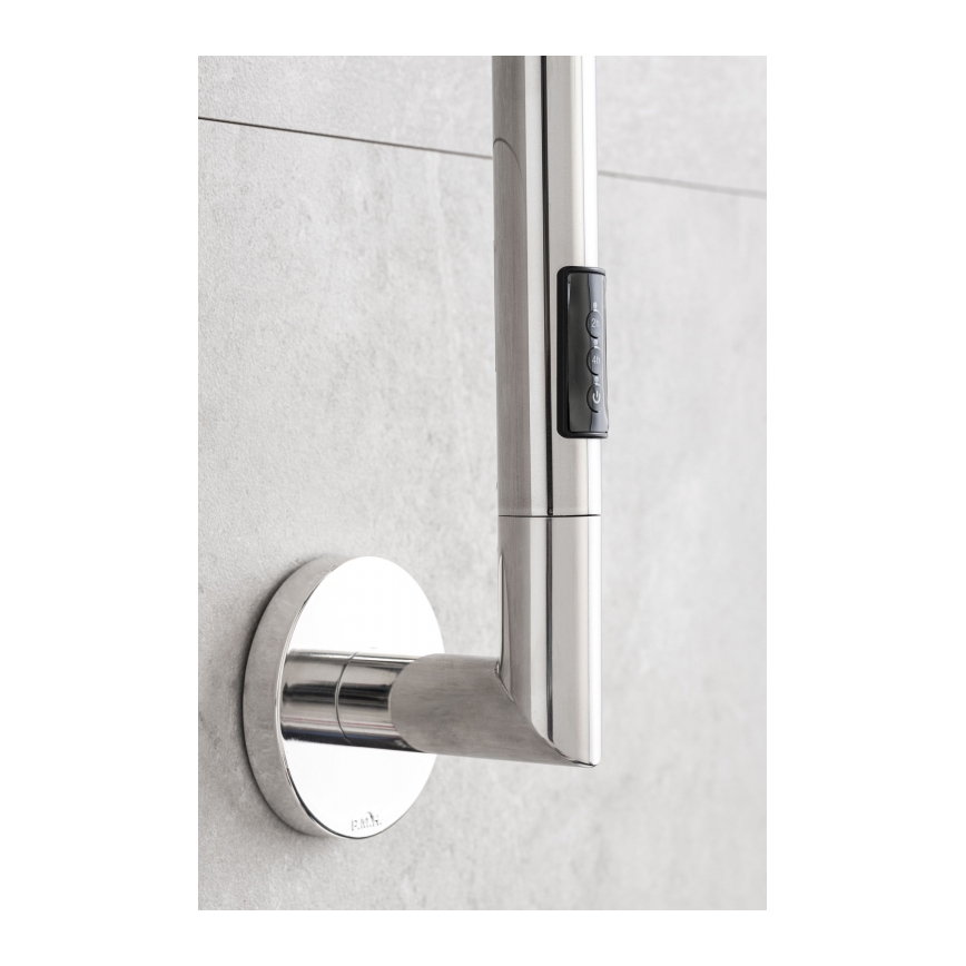 P.M.H. OL1SS - Electric heated towel rail OLE 24W/230V 170 cm IP44 polished stainless steel
