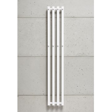 P.M.H. P2W/4 - PLUTO Bathroom Ladder Towel Radiator 406 W 150 cm White