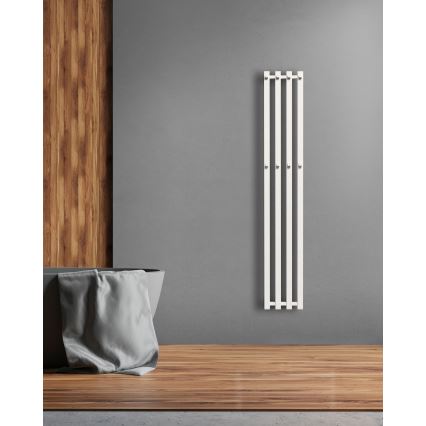 P.M.H. P2W/4 - PLUTO Bathroom Ladder Towel Radiator 406 W 150 cm White