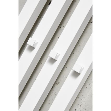 P.M.H. P2W/4 - PLUTO Bathroom Ladder Towel Radiator 406 W 150 cm White
