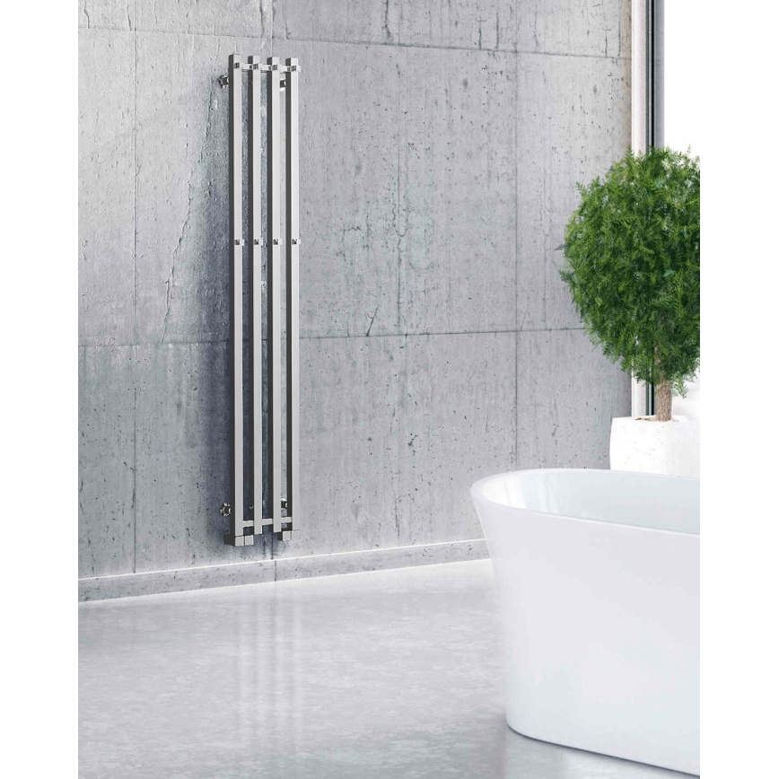 P.M.H. PX2C/4 - PLUTO X Bathroom Heated Towel Rail 350W 150 cm Polished Chrome