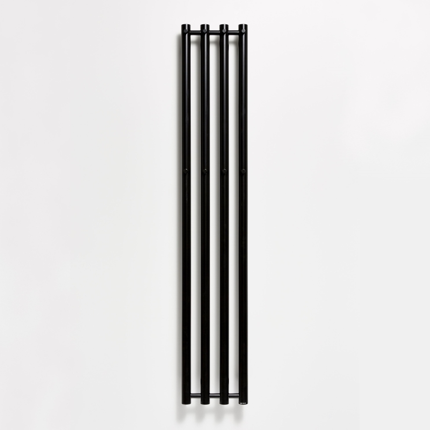 P.M.H. R2B - ROSENDAL Bathroom Ladder Towel Radiator 350W 150 cm Black