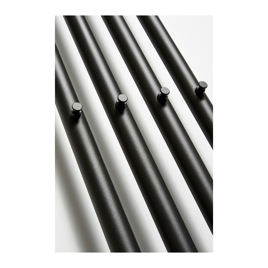 P.M.H. R2B - ROSENDAL Bathroom Ladder Towel Radiator 350W 150 cm Black
