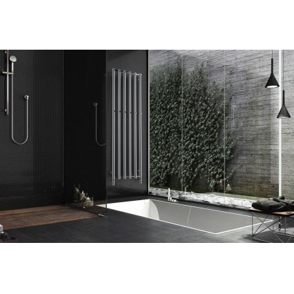 P.M.H. R2C/6 - ROSENDAL Bathroom Ladder Towel Radiator 525W 150 cm Polished Chrome
