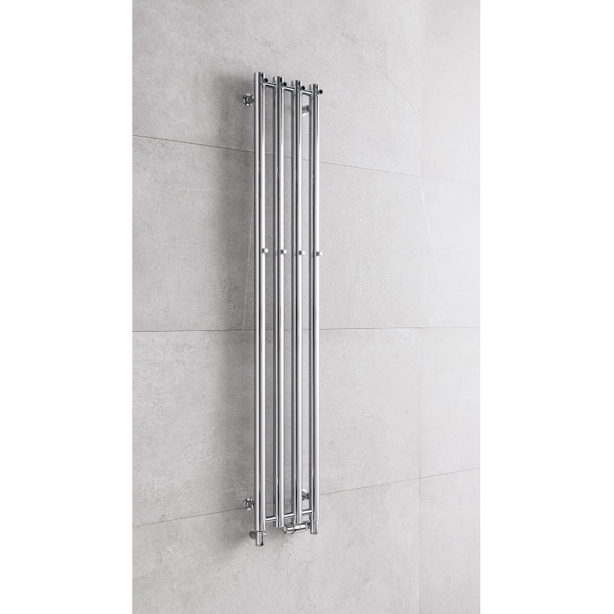 P.M.H. R2C - ROSENDAL Ladder-Style Bathroom Heated Towel Rail 350W 150 cm Polished Chrome