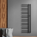 P.M.H. T2B-L - THEIA Bathroom Ladder Towel Radiator 352W, 154 cm, Left/Black