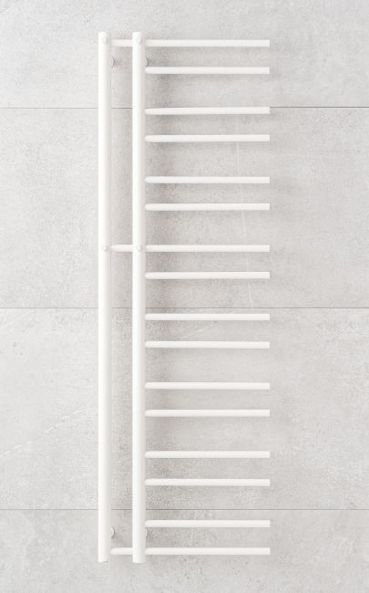 P.M.H. T2W - THEIA Heated Towel Rail 352W 154 cm Right-hand/White