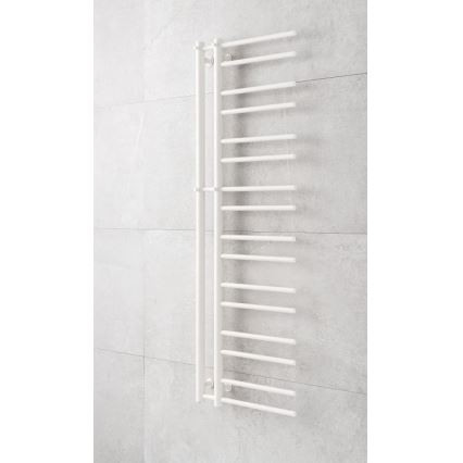 P.M.H. T2W - THEIA Heated Towel Rail 352W 154 cm Right-hand/White