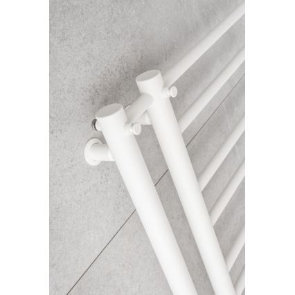 P.M.H. T2W - THEIA Heated Towel Rail 352W 154 cm Right-hand/White