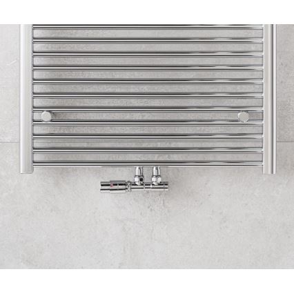P.M.H. TERM-LC-EK - Left thermostatic valve with TERM head, polished chrome finish