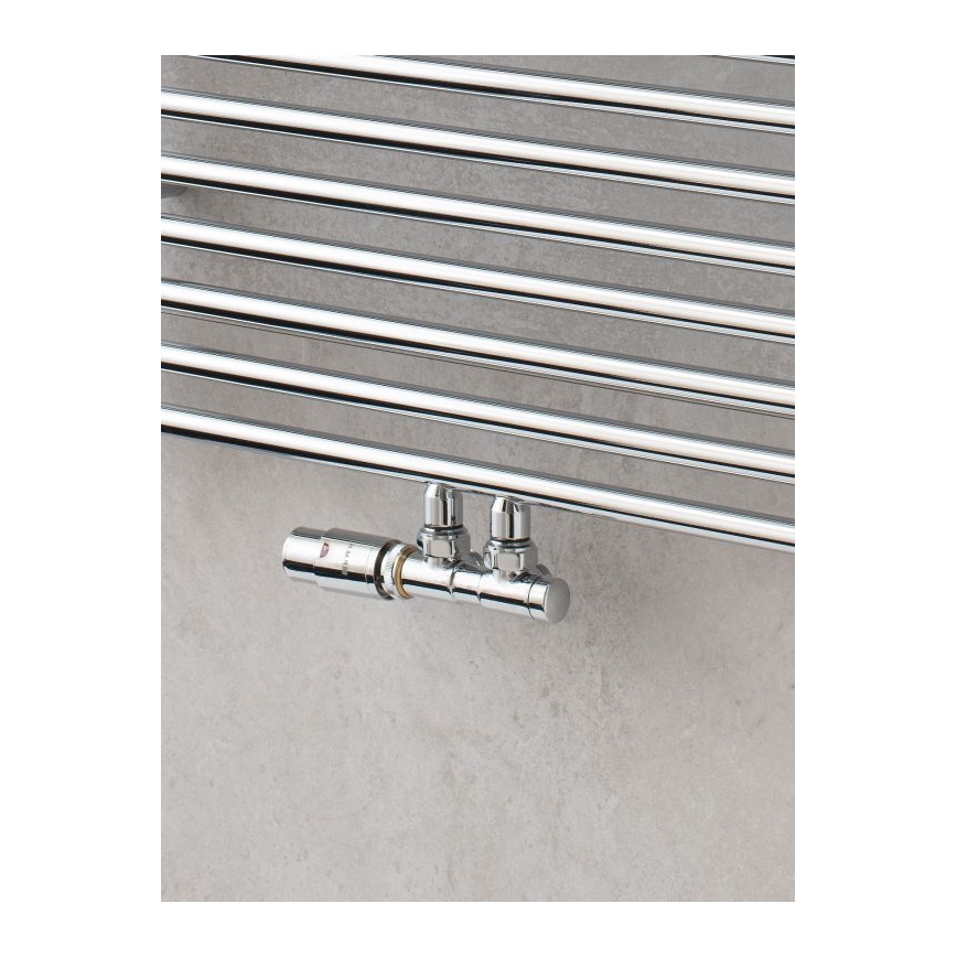 P.M.H. TERM-LC-EK - Left thermostatic valve with TERM head, polished chrome finish