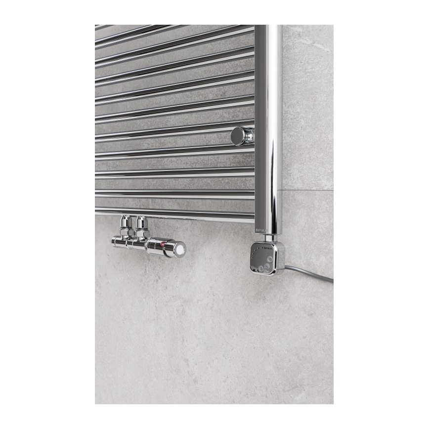 P.M.H. TERM-RC-EK - Valve with TERM thermostatic head right-hand/polished chrome